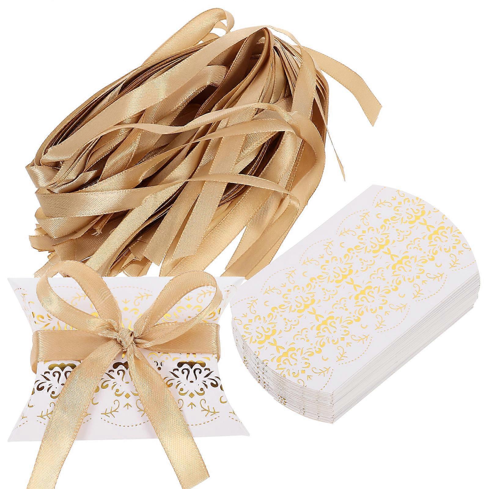 Creative Christmas Gift Boxes Paper Candy Boxes for Storage Use 50Sets