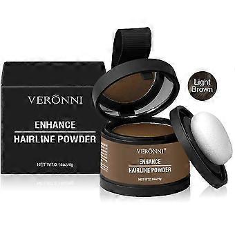 13 color VERONNI Hair Line Powder 4g Black Root Cover Up Natural Instant Waterproof Hairline Shadow Powder Hair Concealer Coverage