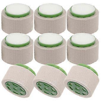 Water Plant Aquatic Ceramic Pot compatible Plant 9Pcs Fish Tank Holder Set