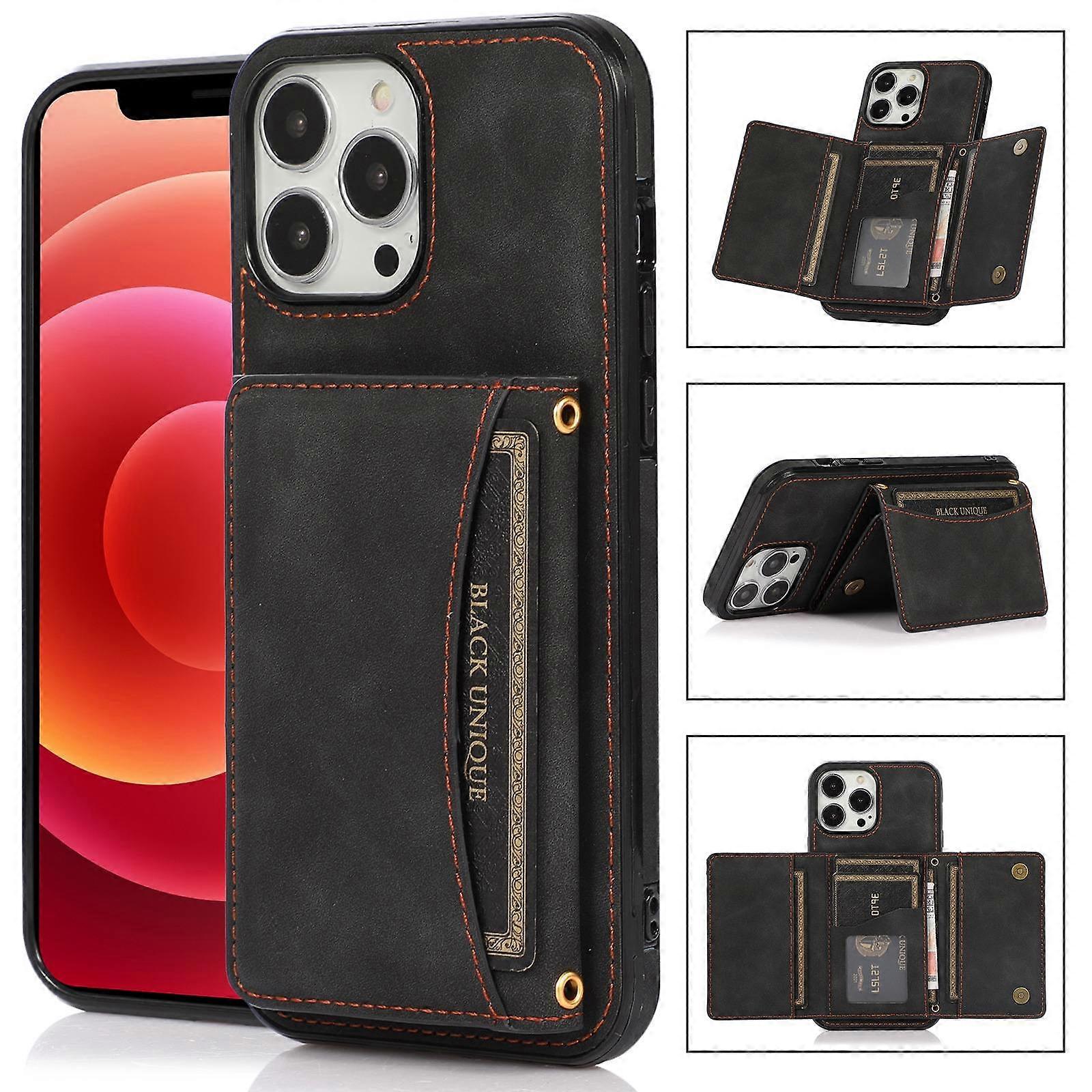 Case for iPhone 13 Pro Leather Texture Black Noz6200
