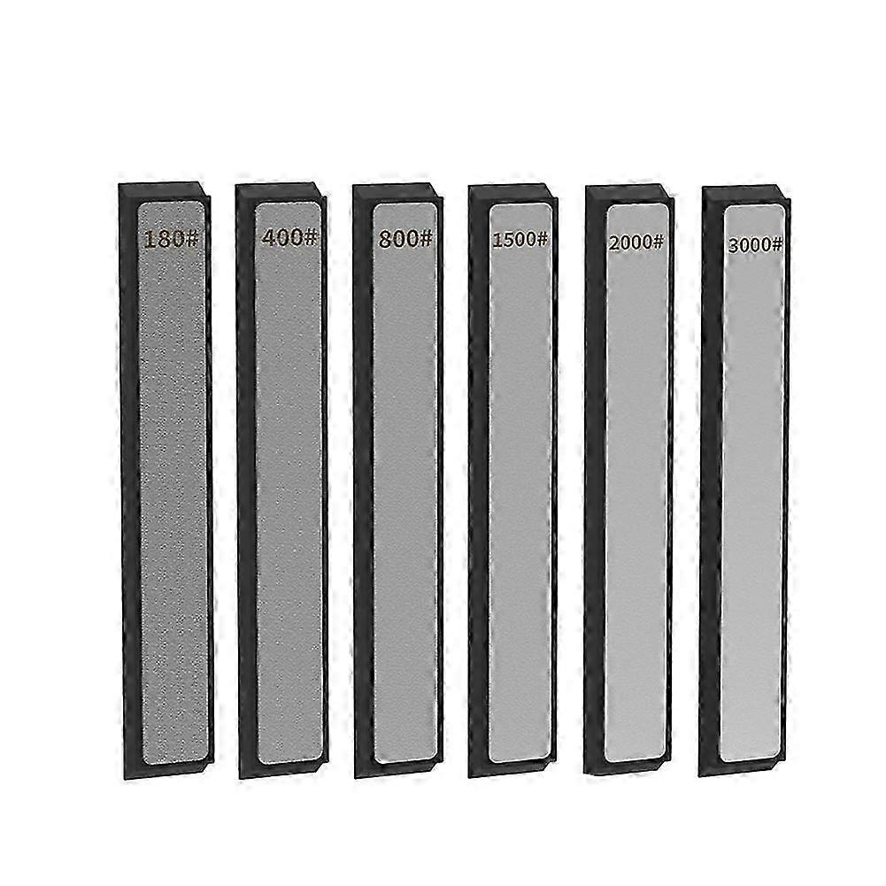 6 PCS Diamond Knife Sharpening Stones Set, Plates Kit