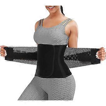 Unisex Waist Trainer Belt, Waist Trimmer Ab Belt for Tummy Control Body Shaper