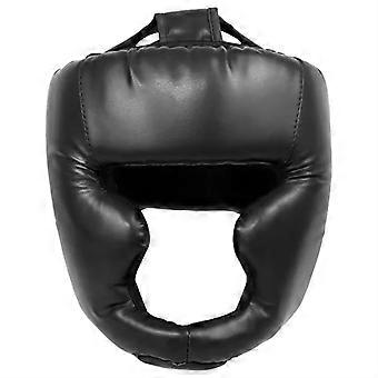 Y67A-Full Face Boxing Headgear Adjustable Head Guard Karate Muay Thai Training Protection
