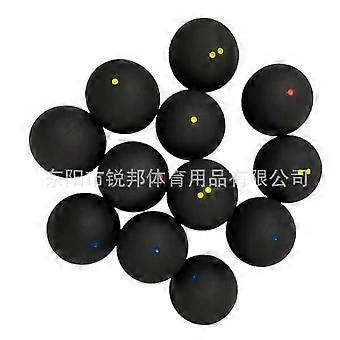 4 Training Squash Balls, Rubber Construction for Consistent Bounce, Sports Equipment