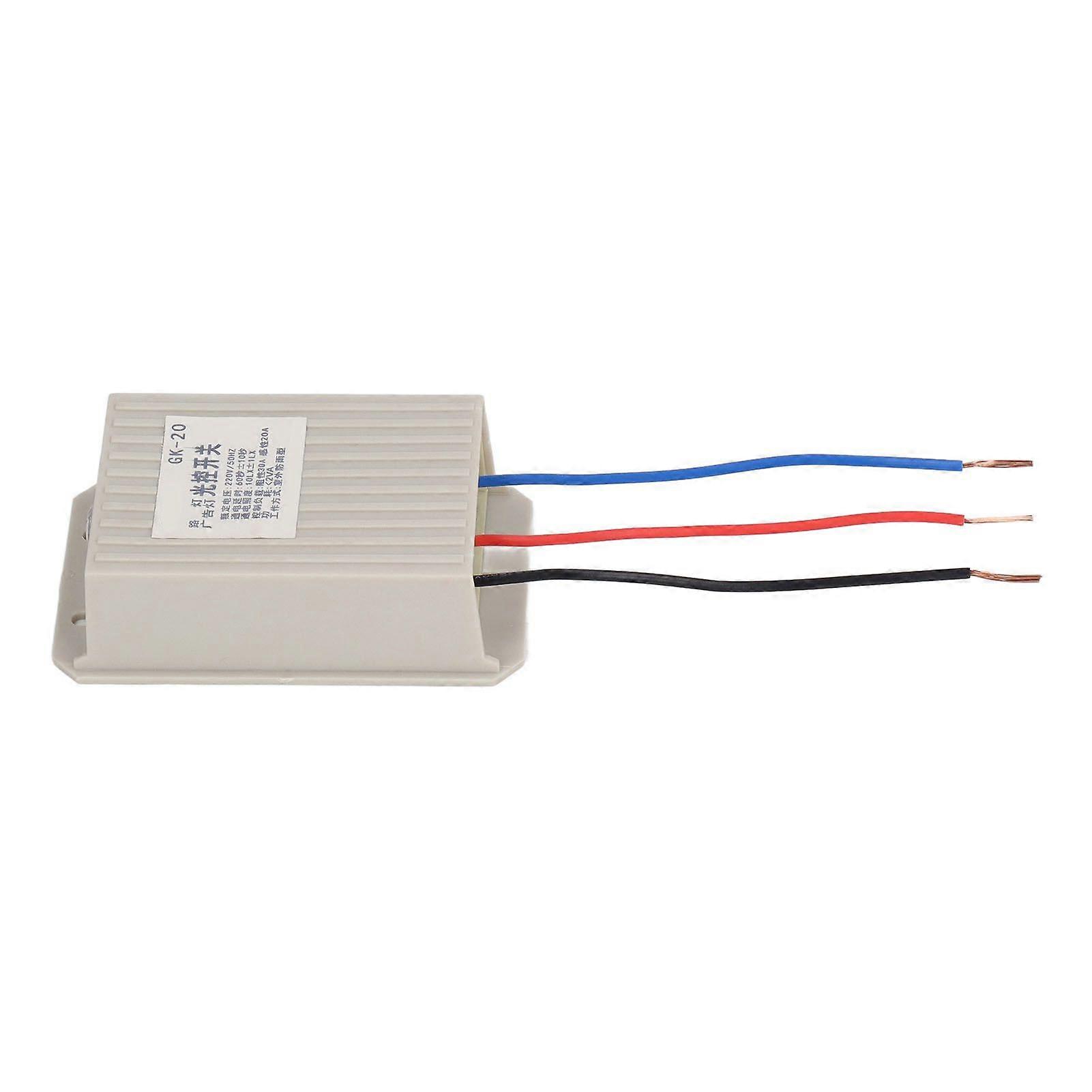 Street Light Control Switch Rainproof Anti Interference Automatic Intelligent Streetlight Controller AC220V