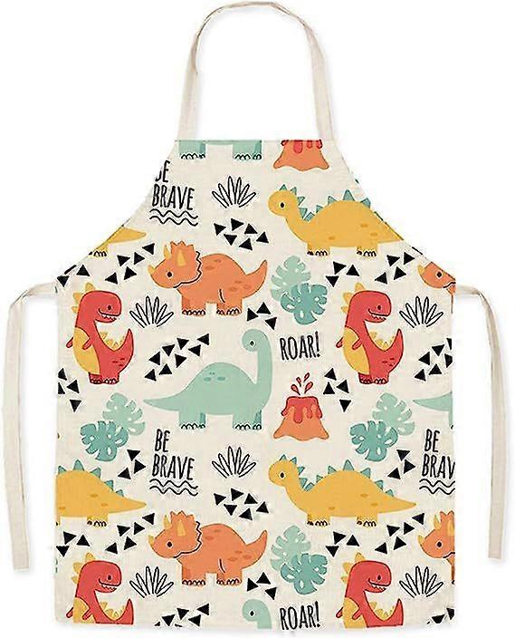 Linen kitchen apron for kids
