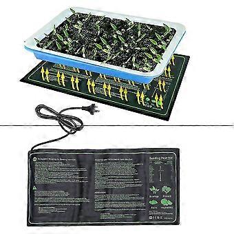 Christmas Yyh-beeding Heat Mat Grass Seedling Heating Pad Durable Waterproof Seedling Heat Mat Warm Hydroponic Heating Pad Silicone Heating Pads (blac