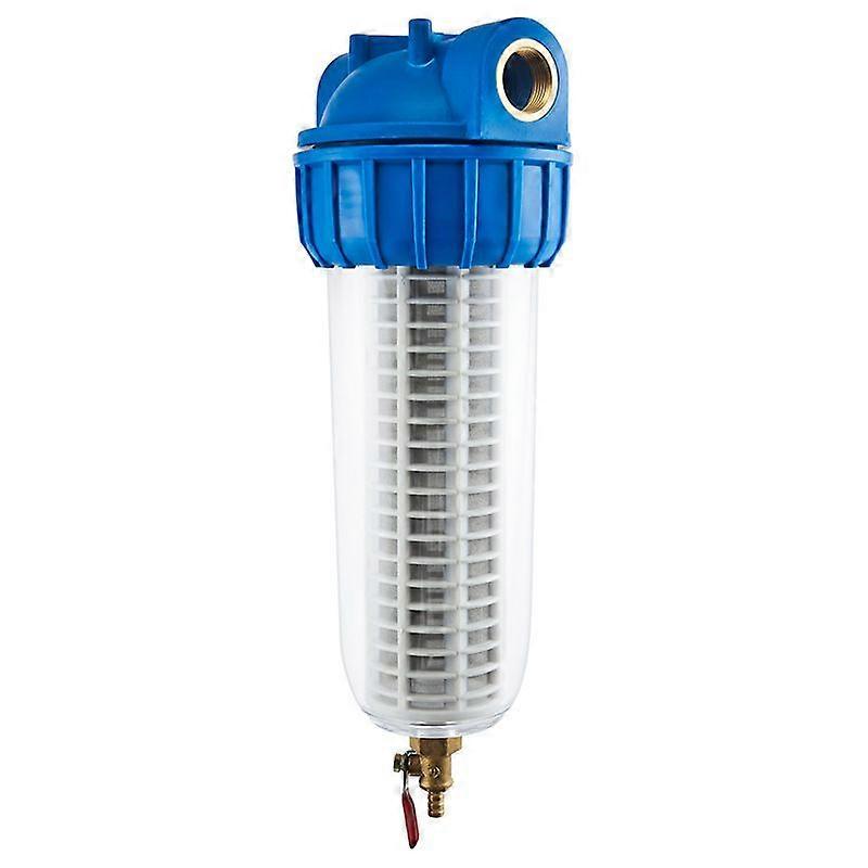 350 mm - Long garden pump booster filter - 20 mm interface diameter