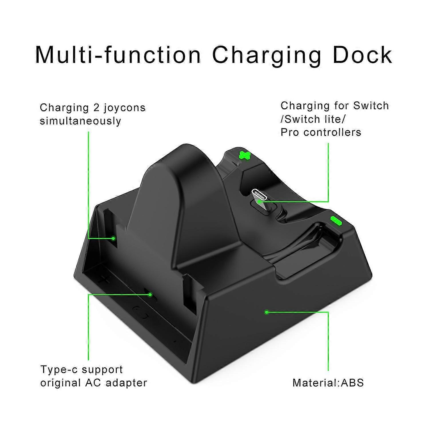 Voor Switch Joy-con Controller Charging Dock Led Charger