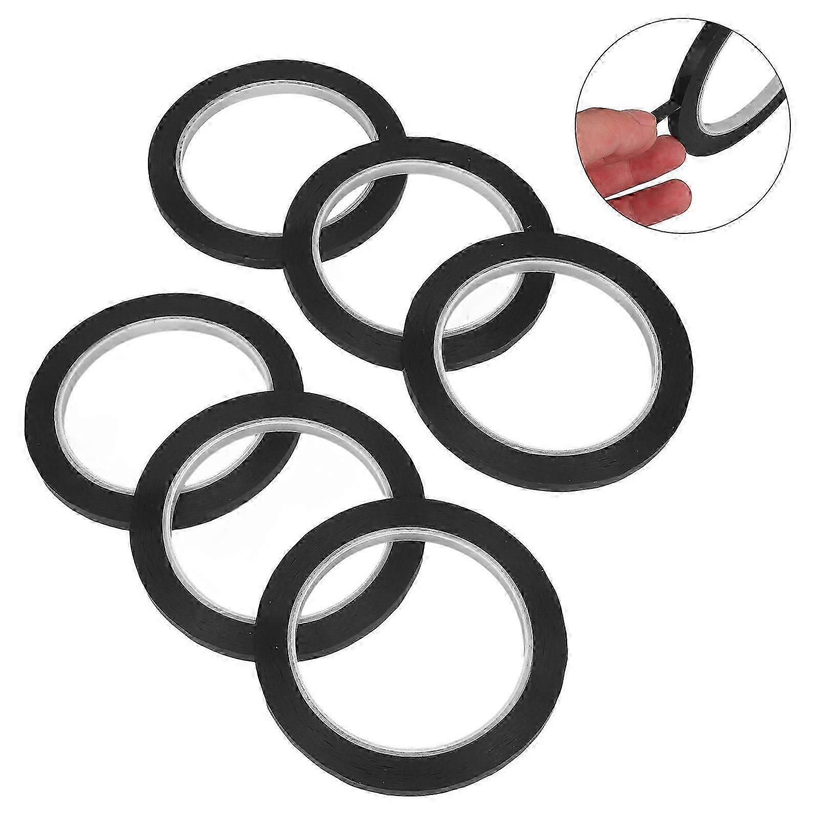 Whiteboard Marking Tape 6 Rolls for Precise Graphic Grid Positioning