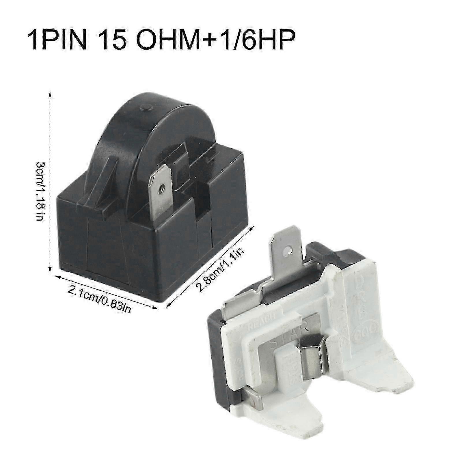 Universal Refrigerator Start Relay with Overload Protection for AC Compressor