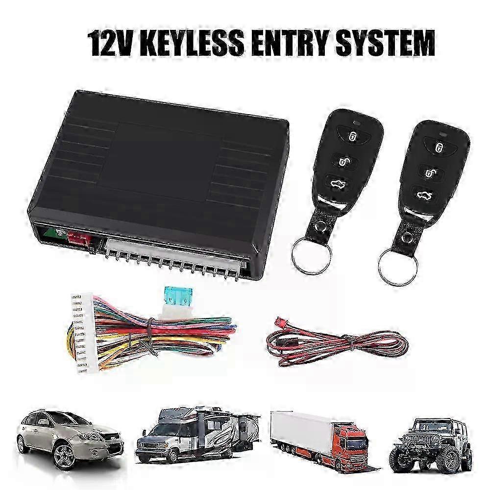 Compatible with car remote central door lock keyless control kit alarm system remote control 2025
