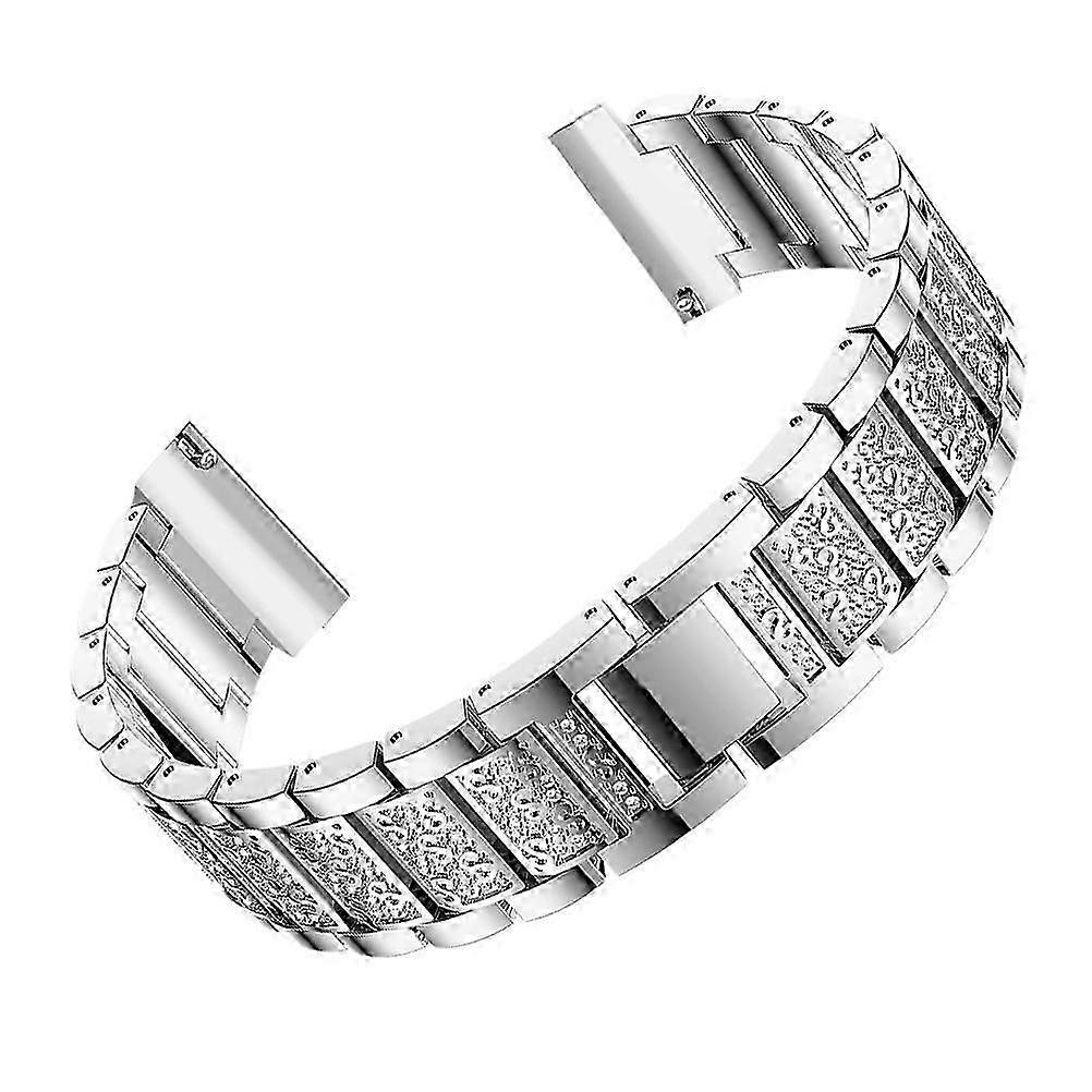 Watch Strap Silver Simple Style Compatible For Daily Use 1Pcs