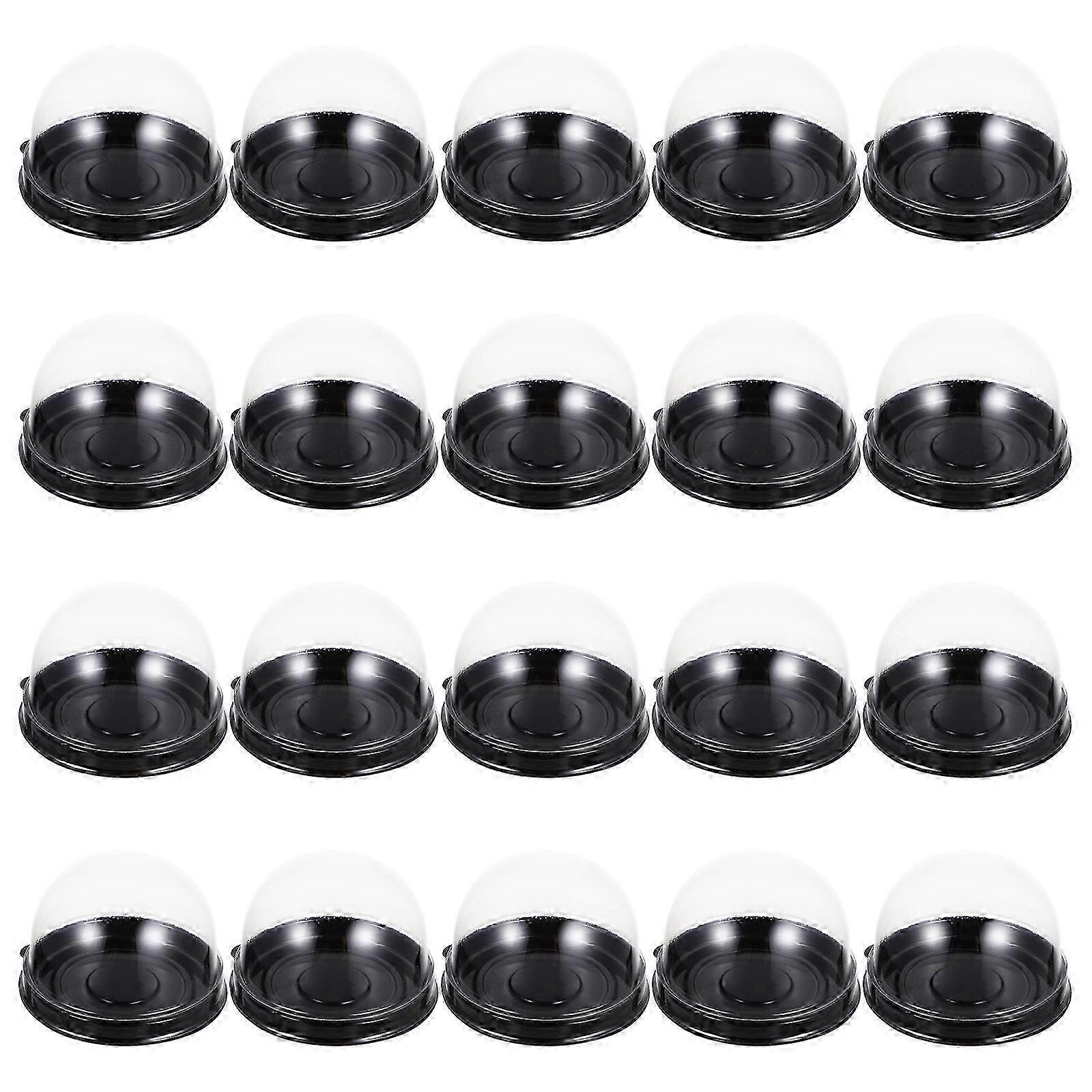 50pcs Creative Cupcake Packaging Boxes Baking Cake Dome Cases Moon Cake Holders
