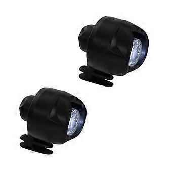 Waterproof LED Shoe Lights for Crocs - 3 Modes IPX5 Hiking Running Night Decor Adults Kids