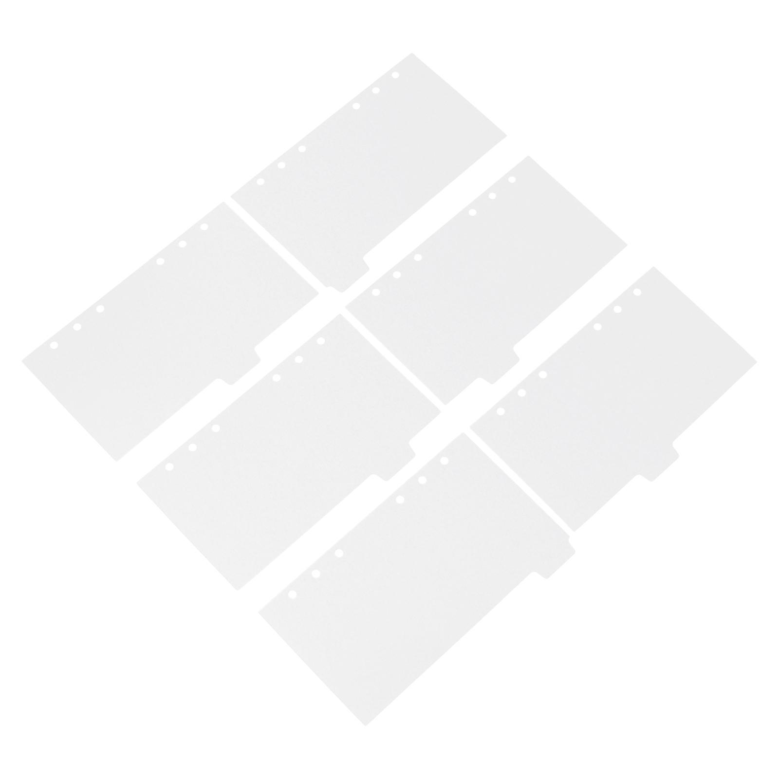 Intercalaires pour cahier à 6 feuilles