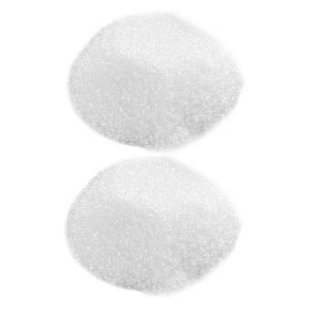 2 Pacote de Açúcar Branco Falso Açúcar Artificial Açúcar Falso Bolo Falso Sobremesa Decorações Granuladas