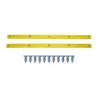 Ribbein Rails Slitesterk Slitesterk Stabil Fleksibelt Glossy Utseende Longboard Rails Ribs BonesYellow