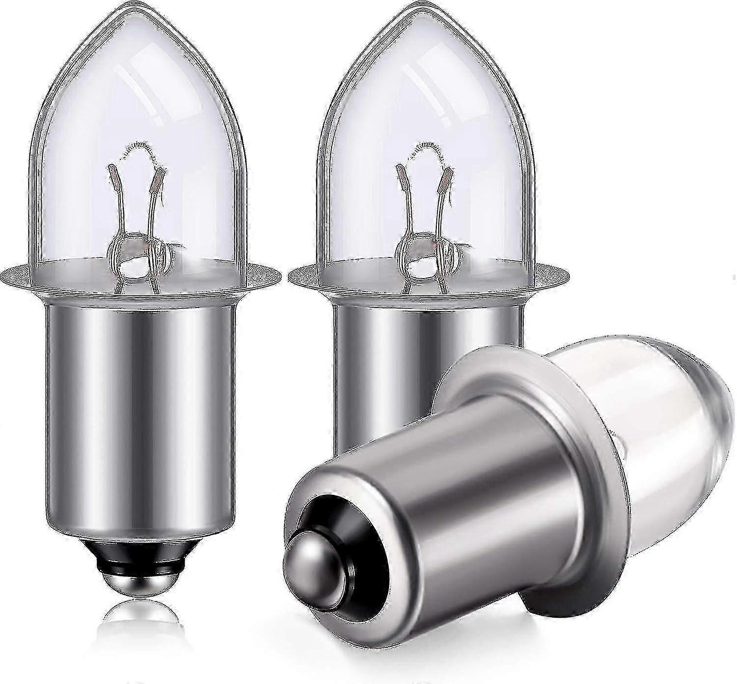 Conjunto de 3 lâmpadas de criptônio com base de baioneta, 6V 4D-4,8V 0,75A, compatíveis com lanternas.
