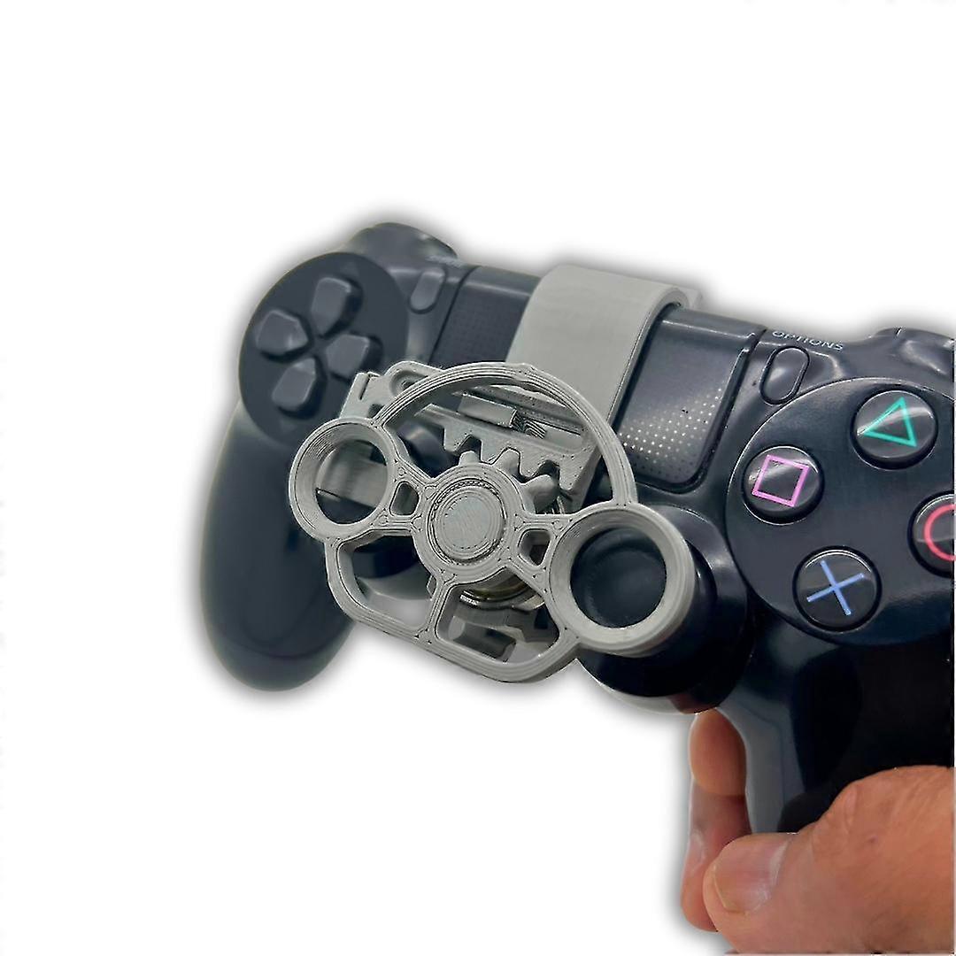 Mini gaming wheel steering attachment for PS4 Controller
