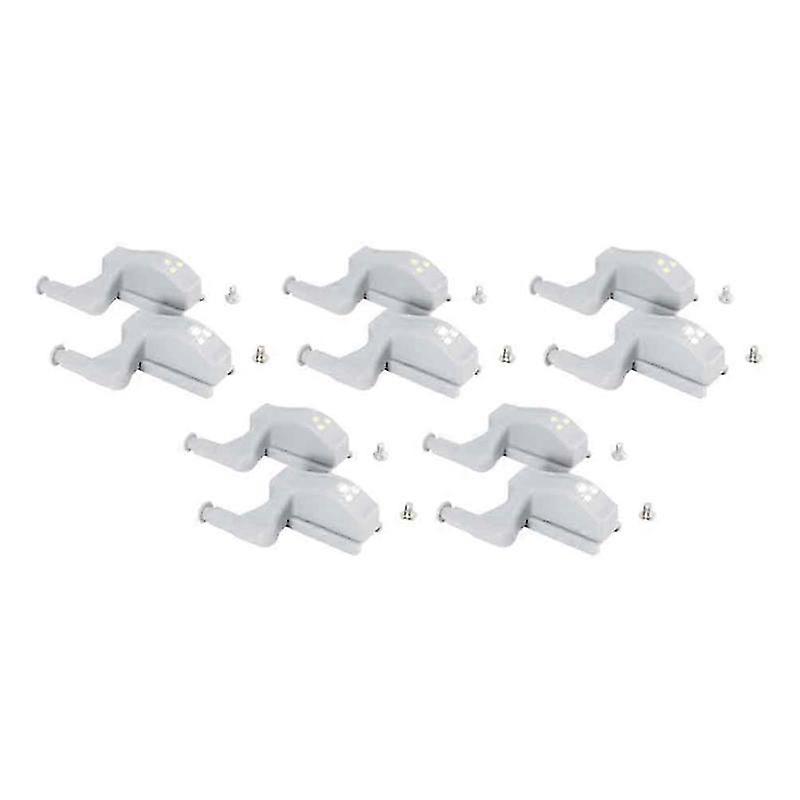 10LED Wardrobe Hinge Light Under Cabinet Light Cupboard Sensor Lights