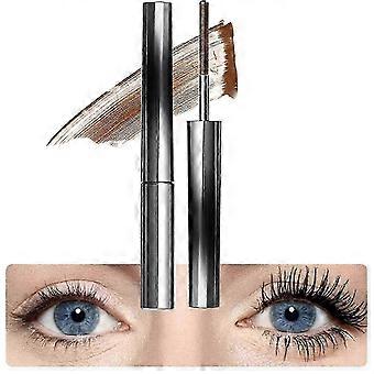 Iron Wand Mascara, Bristleless Metal Rod Mascara, Iron Wand Mascara, 3D Curling Eyelash Iron Mascara (Brown)_Featured Gift