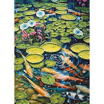 Koi Pond Jigsaw Puzzle VV357