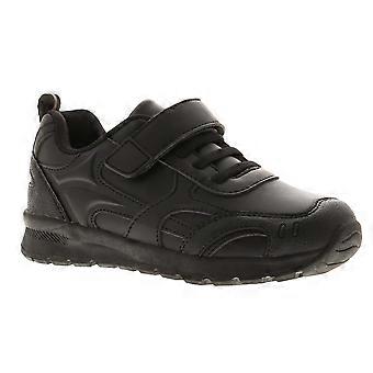 Rockstorm Boys School Shoes Trainers Bungee Elasticated Lace black