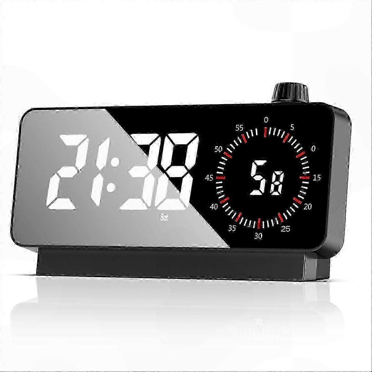 Convenient Timer & Alarm Function, Digital Battery-Operated Desk Clock