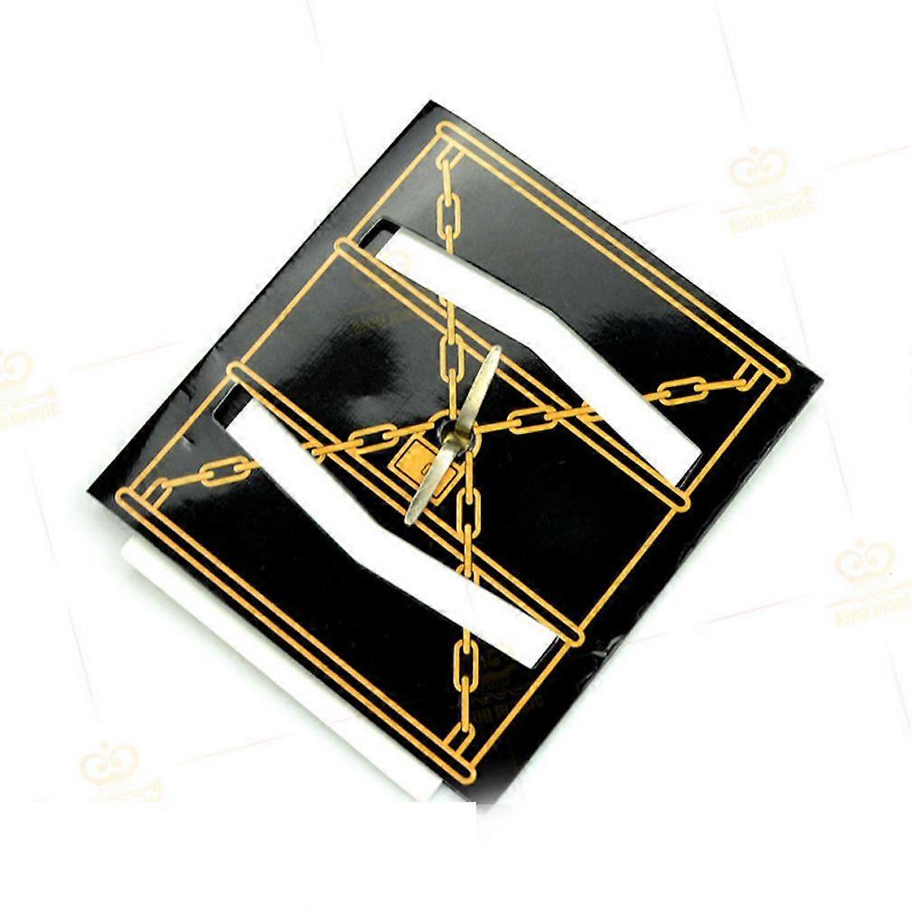 Escape Card Gimmick Nut Lock Unlock Magic Trick