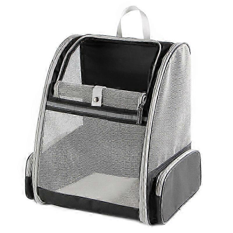 Soft-Sided Pet Backpack with Mesh Window