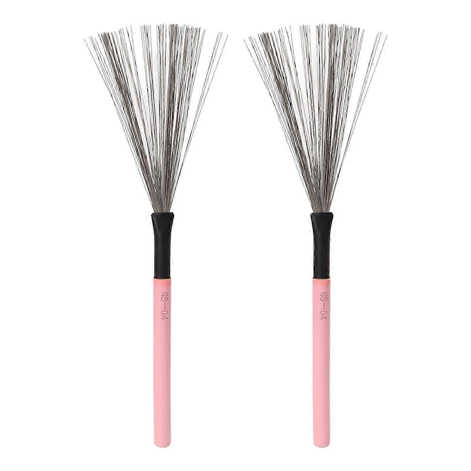Ergonomic Maple Steel Drum Brushes