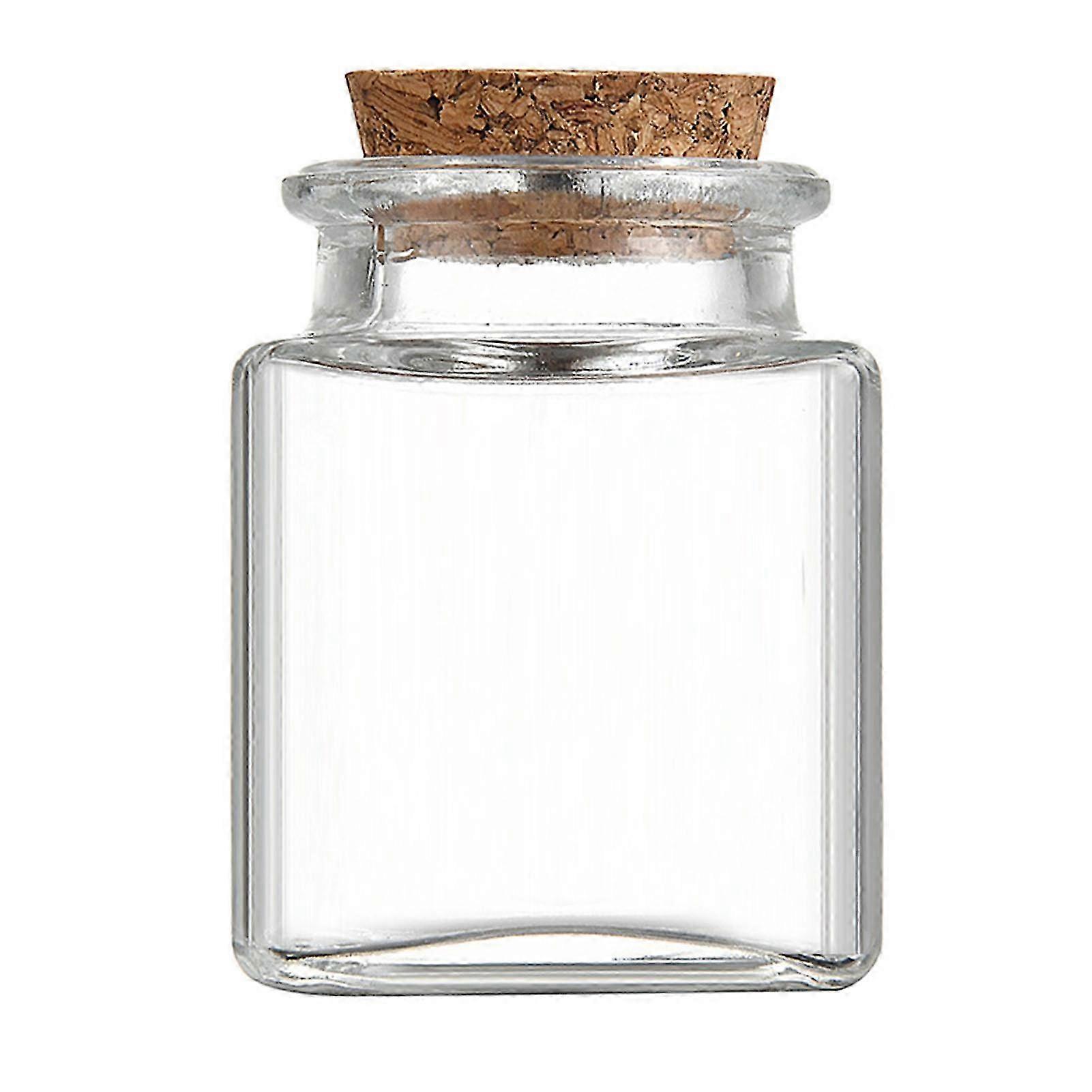 Durable Square Glass Airtight Jar