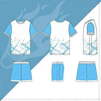 Badminton Uniform Set Men Boys Youth Club Team Sport Jersey Breathable Milk Silk