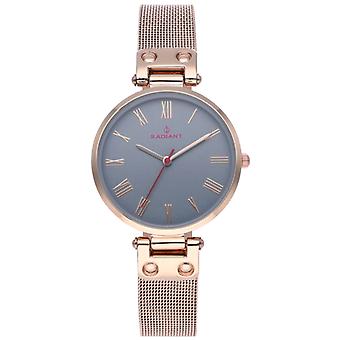 Radiant Julian Quartz Analog Woman Watch with RA495602 Gold Plated Stainless Steel Bracelet