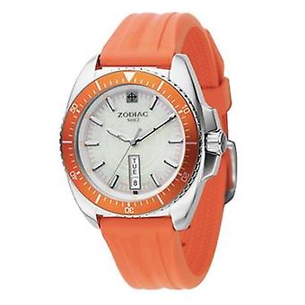 Zodiac speed dragon watch for Unisex Analog Quartz with ZO5519 Rubber Bracelet