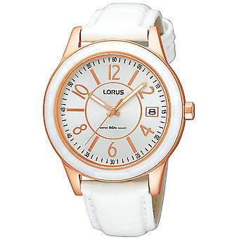 Lorus Watches Quartz Analog Woman Watch with RS952AX9 Cowskin Bracelet
