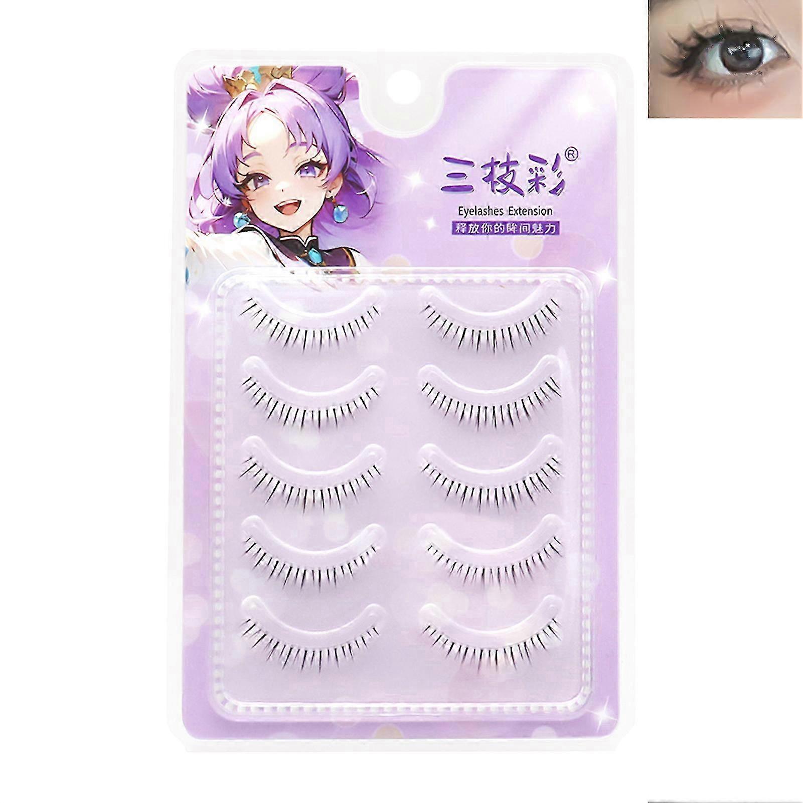 Thin-Band Wispy Lower False Eyelashes