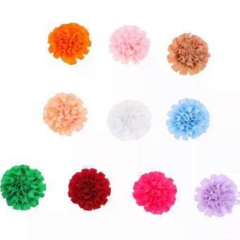 minkissy Pet Collar Bows Flower Charms 10 Pack Adorable Neckties for Cats Dogs Kitten Puppy Color Random