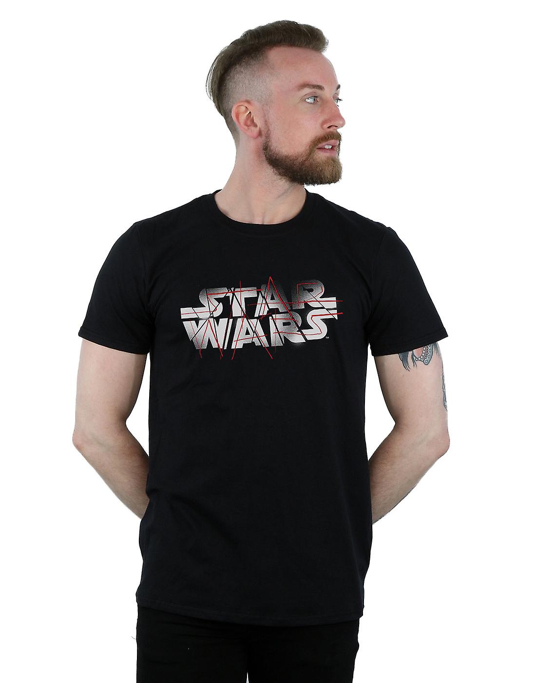 Star Wars Men's The Last Jedi Spray Logo T-Shirt