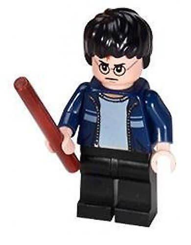 Harry Potter (Blue Jacket) with Wand - LEGO Harry Potter Minifigure