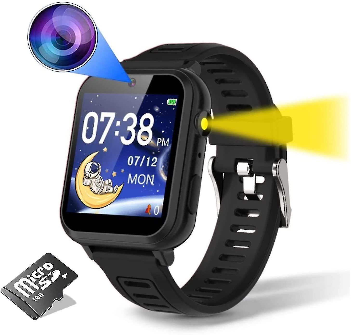 Sunrain Kids Smart Watch For Boys - Smart Watch For Kids With 16 Games | Camera | Music |