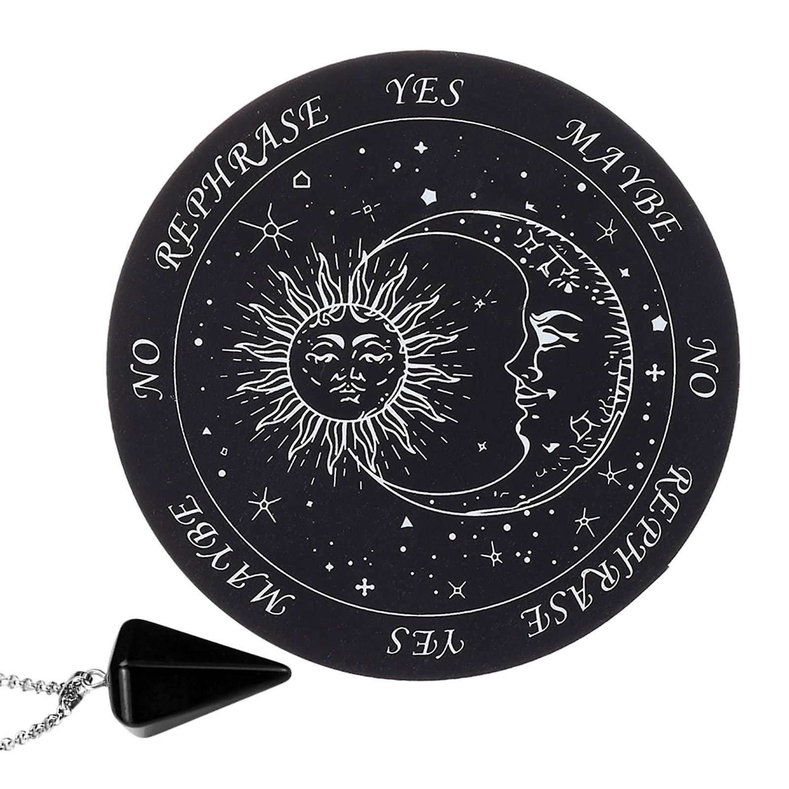 Star Pendulum Board Witchcraft With Black Ornament