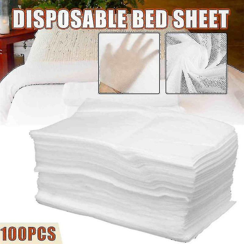 マッサージテーブル用100pcs /セットソファカバー使い捨てフィルムベッドカバー簡単クリーニングトリートメントワックス保護