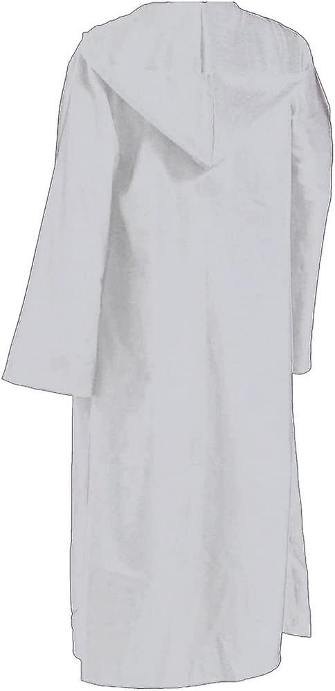 Men Hooded Robe Cloak Knight Fancy Cool Cosplay Costume