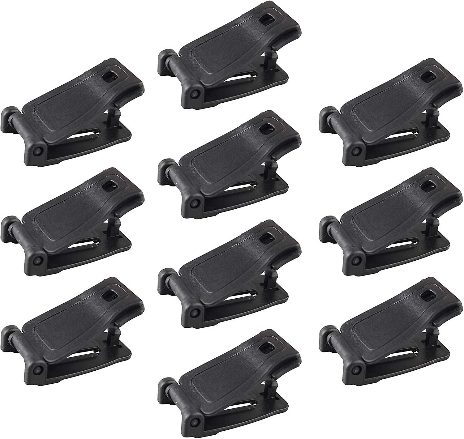 10 Pack Multi-Function Tactical Straps Outdoor Buckle Strap Management Clip Accessories