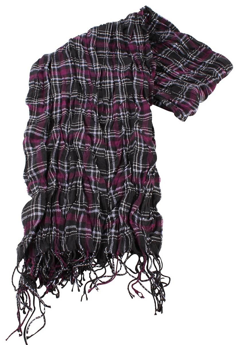 Bassin e Grant marrone Scrunched sciarpa - nero/viola