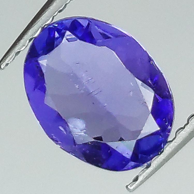 1.12 克拉坦桑石椭圆形切工 8.0x6.1 毫米 73