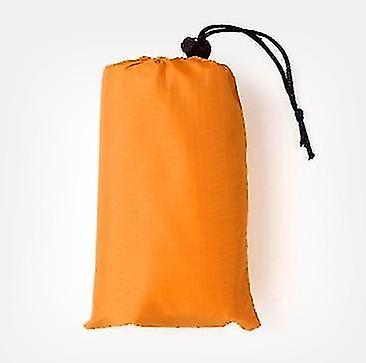 Orange Outdoor Camping Convenient Foldable Waterproof Beach Picnic Mat Windproof