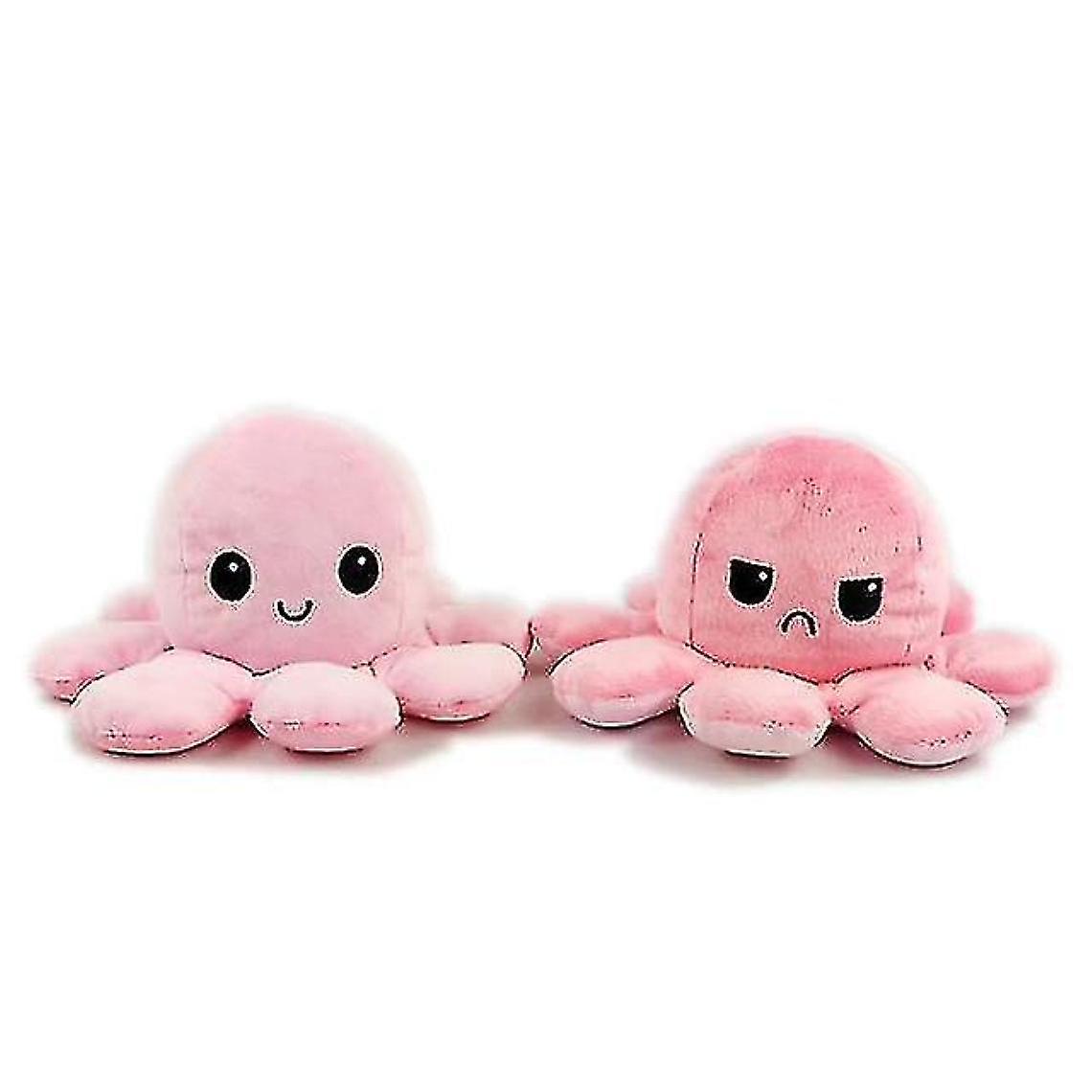 Soft Simulation Light Pink Stuffed Plush Reversible Pillow